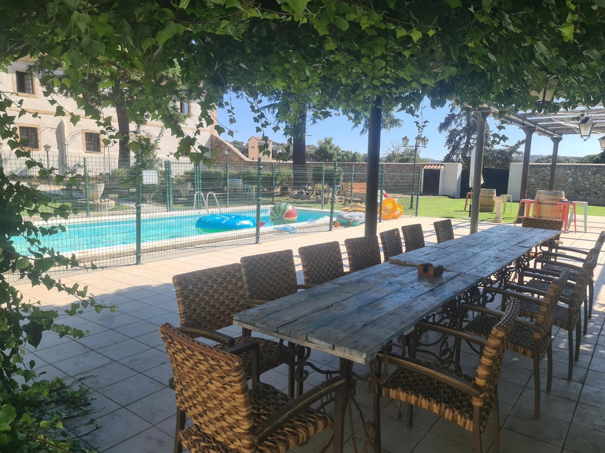 Casa Rural Palacio Conde De Aldana Con Piscina Entre Encinares Y Dehesas Terradillos Zewnętrze zdjęcie